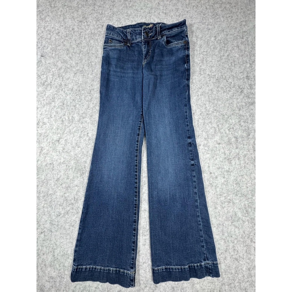 Wrangler Retro Mae Bootcut Jeans Womens 5x34 Blue Denim Western 1009MWWNS